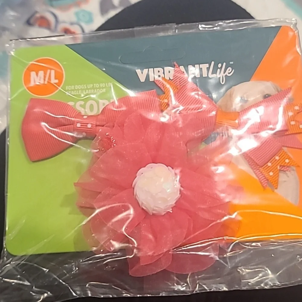 ❤️10/$13 New set of dog bows hair accessories